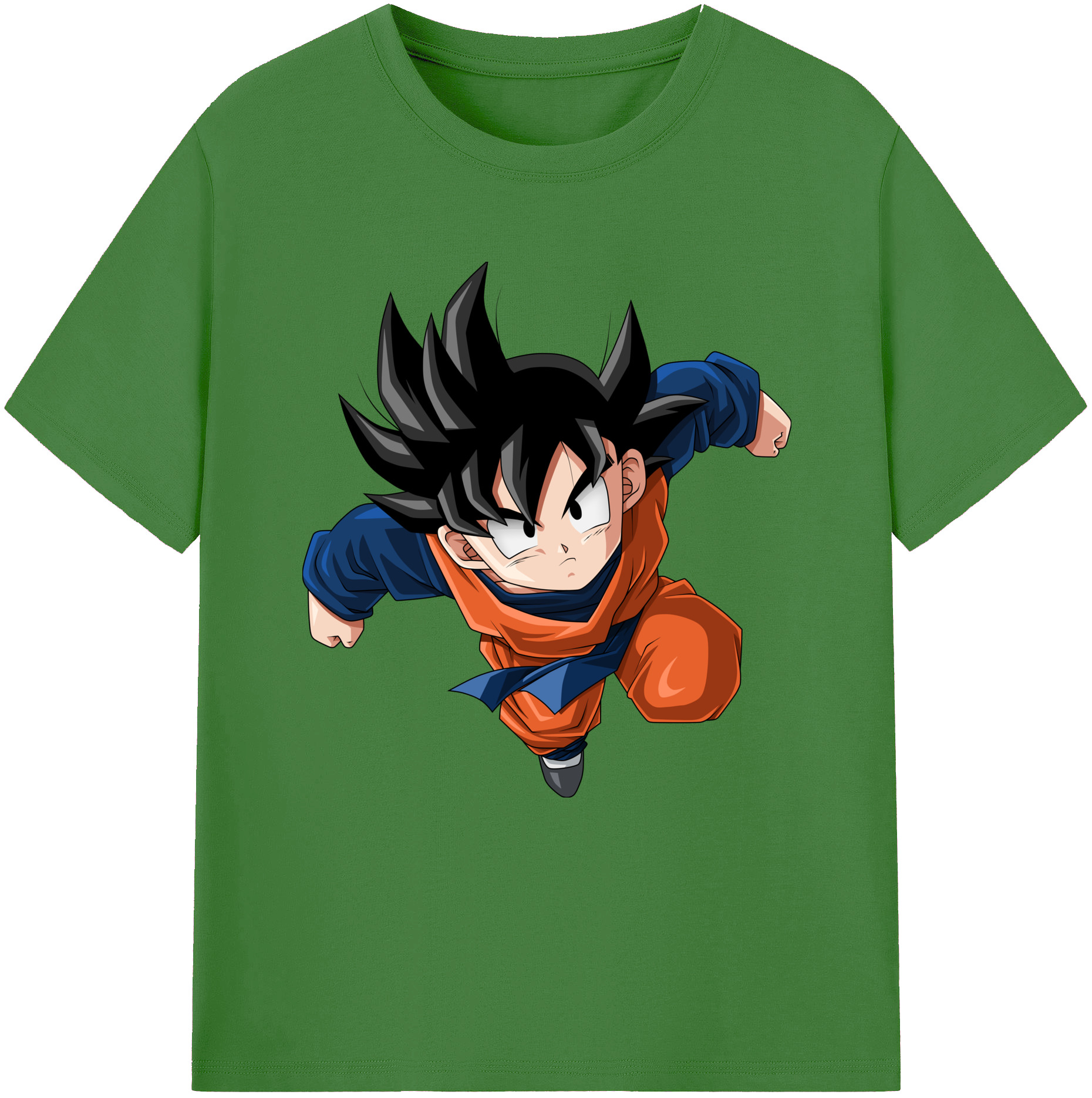 （画像用） ドラゴンボール 孫悟空（そん ごくう）Son Goku カカロット DRAGON BALL Kakarotto レディースカジュアルプリントTシャツ（綿100％）